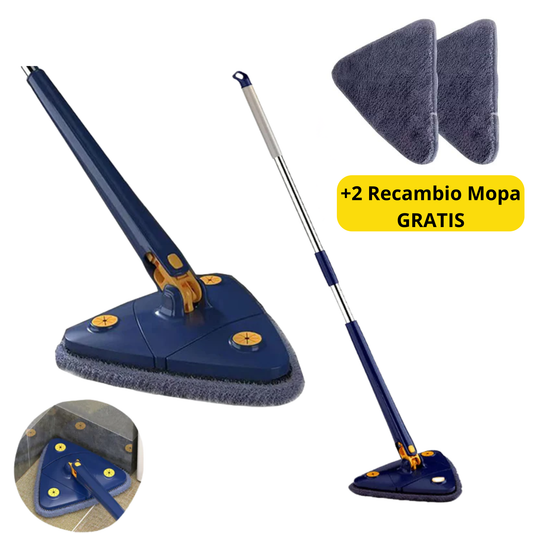 FREGONA TRIANGULAR 360º + 2 RECAMBIOS GRATIS