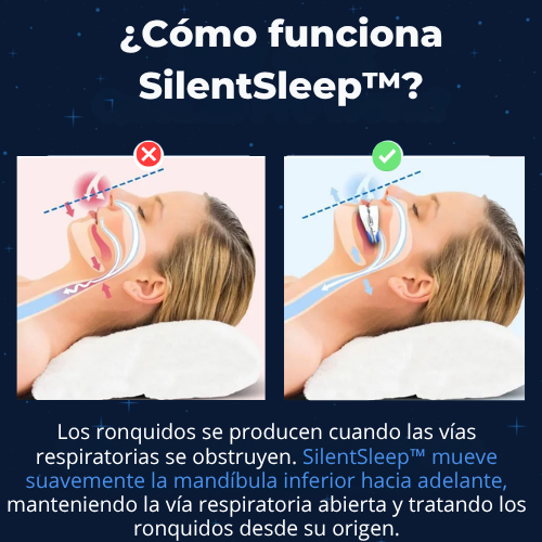 SilentSleep™- Boquilla antirronquidos de tamaño universal