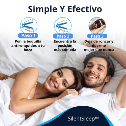 SilentSleep™- Boquilla antirronquidos de tamaño universal