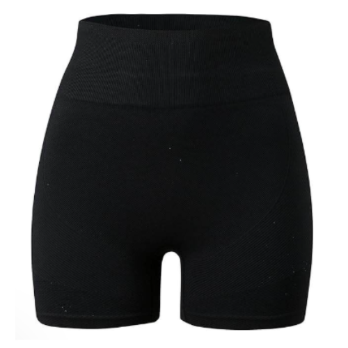 Leggings Corto Elástico Push Up negro