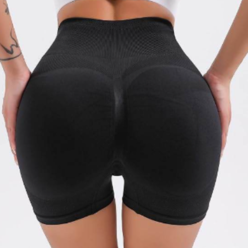 Leggings Corto Elástico Push Up negro