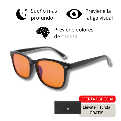Gafas AntiLuz Azul- Protección total para tu sueño