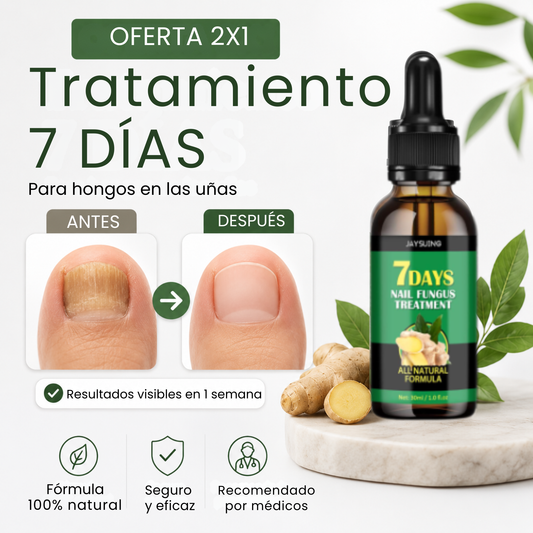 Tratamiento Anti-Hongos 7 Días 100% Natural