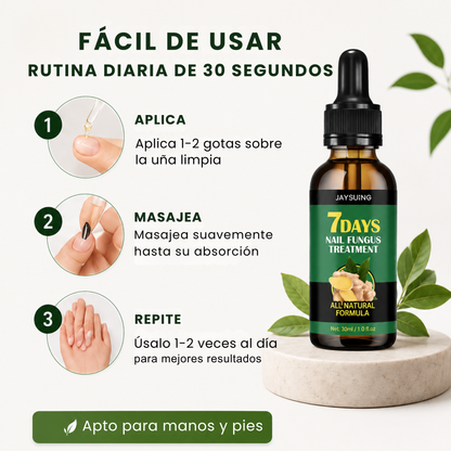 Tratamiento Anti-Hongos 7 Días 100% Natural