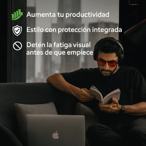 Gafas AntiLuz Azul- Protección total para tu sueño