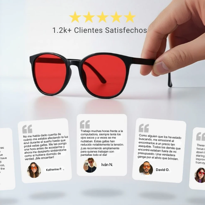 Gafas AntiLuz Azul- Protección total para tu sueño